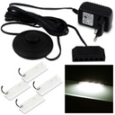 ZESTAW 4X KLIPS LED DO PÓŁKI SZKLANEJ B. NEUTRALNA