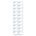 CENÓWKI SAMOPRZYLEPNE CF20 34x23mm 400szt niebies.