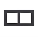 SIMON 10 ДВОЙНАЯ РАМА, МАТОВЫЙ ЧЕРНЫЙ