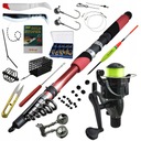 РЫБАЛОЧНЫЙ НАБОР УДОЧКА 3,6 М АКСЕССУАРЫ ДЛЯ КАТУШКИ