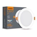 Oprawa sufitowa wpuszczana downlight LED Videx biała okrągła 6W 420lm 4000K