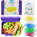 Lunchbox detský raňajkový box fialové raňajky na sendviče