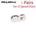 RISK 6/7/8/9/10/11 Скоростная велосипедная цепь Набор замков разъема Quick Link MTB Road