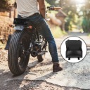 BLACK LEATHER BAG SIDE NA MOTOCYKL, TRWALA I PRACTICAL  photo 13