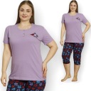 ЖЕНСКИЕ ПАЗАМЫ БОЛЬШОГО РАЗМЕРА, КОРОТКИЙ РУКАВ, БРЮКИ 3/4