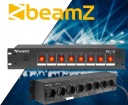 Панель переключения DJ BeamZ PS08S - 8-канальная - Schuko