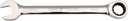 Klucz płasko-oczkowy z grzechotką 22 mm YT-0201 YA