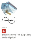 Analogis Black Diamond телесного цвета эллиптического цвета. Новая игла. ЭПС 202 ИЗД. Игла для Т4П