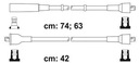 Zapaľovacie káble FIAT 126P Standard IZT Typ auta Osobné autá