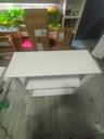 Konzolový stolík biely pevný 78x30x80 Šírka nábytku 78 cm