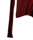 Zara bordové tričko s dlhým rukávom L Značka Zara