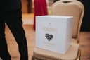 Drevená krabička na svadobné obálky GRAWER Šírka produktu 29 cm