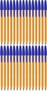 Шариковая ручка BIC традиционного синего цвета, 80 шт.