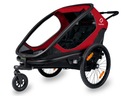Hamax Outback 2-х рядный прицеп с регулируемой спинкой, черный