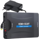 ADAPTÉR HDMI KONVERTOR DO NA SCART AV EURO FULL HD Stav balenia originálne