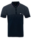 ФУТБОЛКА ПОЛО мужская, ТЕМНО-СИНЯЯ, с карманом, размер M