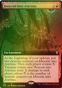 MTG Descent in Avernus, РАСШИРЕННАЯ ХУДОЖЕСТВЕННАЯ ФОЛЬГА (CLB) — состояние NM