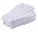 20 párov Bavlnené rukavice biele ošetrujúce Druh nešpecifikované