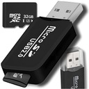 КАРТА ПАМЯТИ MICRO SD XC 32 ГБ + USB КАРТРИДЕР КЛАССА 10 USB 2.0