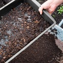 ZÁHRADNÁ SITKO NA PREOSIEVANIE zeminy kompostu kameňov kôry nastaviteľné Hmotnosť (s balením) 0.33 kg