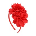 Повязка для волос «Красные цветы» для девочки