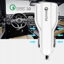 TRAGALUZ DISPOSITIVO DE CARGA DE AUTOMÓVIL 2 PIEZAS USB QUICK CHARGE 