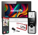 Wi-Fi 4-проводной видеодомофон Hikvision Wicket Brama