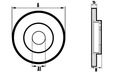 DISCOS 290MM + ZAPATAS PARTE TRASERA NISSAN QASHQAI 2013-2021 