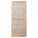 DRZWI SOSNOWE KORNIK QUATRO SĘCZNE PEŁNE 60