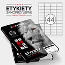 ETYKIETY 52.5 X 25.4 MM. 44 SZT/A4 EMERSON UNIW