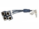 HP JG263A Mini D-28 4-RJ45 X260 Interface Cable Adapter