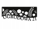 НОМЕР ДОМА 48см АДРЕСНАЯ ДОСКА СТАЛЬ 2мм ГРАФИКА 5222