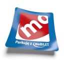 Парковочная наклейка moBiLET на лобовое стекло, 5 см