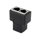 Сетевые адаптеры Ethernet от 1 до 2 LAN Разветвитель-расширитель RJ45 Адаптеры