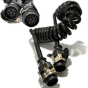 Спиральный кабель 15 PIN ADR прицеп полуприцеп TRACTOR 2x PLUG 3,8м 24В