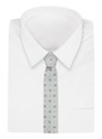 Серый галстук Angelo di Monti (7см)