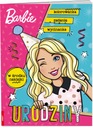  Názov Mattel Barbie Urodziny ATM-1101, książeczka z naklejkami dla dzieci, naklejki dla dziewczynek, książka kreatywna dla dziecka, kolorowe książki dla najmłodszych rozwijające, książki naklejki barbie