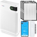 БЕСШУМНЫЙ ОЧИСТИТЕЛЬ ВОЗДУХА WELLTEC APH450D 85 м² HEPA H13 WiFi ТУРБО ФИЛЬТРЫ