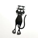 ZAKŁADKA DO KSIĄŻKI KOT ZAKŁADKI DO KSIĄŻEK NA PREZENT DLA KOCIARY Kod producenta Urocza zakładka kot do książki czarny kotek