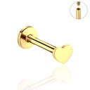 Пирсинг титана Золотой Лабр Доля 1.2/6/3