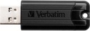 Флеш-накопитель Verbatim USB DRIVE 3.0 64 ГБ PINSTRIPE