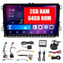 РАДИО 2DIN ANDROID VW GOLF 5 V 6 VI PASSAT B6 B7 TIGUAN SKODA SEAT 2 ГБ/64 ГБ