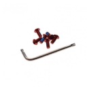 UNEX БОЛТ ТОРМОЗНОГО ДИСКА КРАСНЫЙ 6 ШТ.