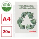 Переплетная фольга Esselte Recycle A-4, 20 шт.