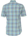 Kockovaná pánska košeľa krátky rukáv so stojačikom 4XL Značka Redmond