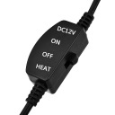 МАТ ПІДІГРІВАЮЧИЙ 12V ОБІГРІВАЮЧИЙ ЗАХИСНА NA СИДІННЯ СИДІННЯ УНІВЕРСАЛЬНЕ 45CM  (17847766767) фото min 9