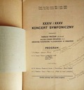 Program XXXIV i XXXV Koncert Symfoniczny 1951 r. SPK