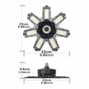 ФАРА ГАРАЖА LED (СВІТЛОДІОД) Z REGULOWANYMI PANELAMI SUFITOWA E27 DO GARAZU, STRYCHU  (18601934745) фото min 14