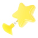PLASTIC DECOR NA HELMET - WIRUJACE YELLOW STARS  photo 7
