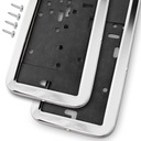 РАМКИ НОМЕРНОГО ЗНАКА НЕРЖАВЕЮЩАЯ СТАЛЬ ХРОМ НАБОР РАМОК 2 ШТ.